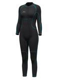 Hevto Ladies wetsuit 3/2mm thick warm a professional wetsuit Surf suit Dark series