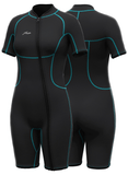 Hevto Women's professional wetsuit 3mm thick thick short wet suit snorkeling surf suit